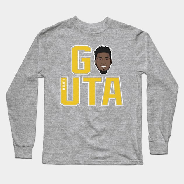 Donovan Mitchell Utah GO UTA Long Sleeve T-Shirt by Buya_Hamkac